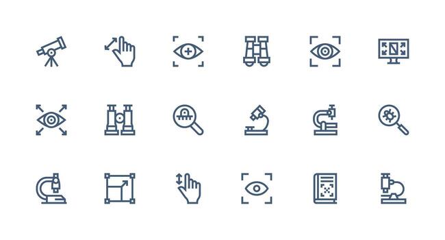 18 fuerte carrera línea diseños para aumentar íconos escalable íconos para multiplataforma interfaces vector