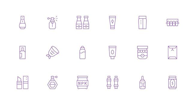 Minimal Line Style Packaging Design Icons with 18 Vectors High-Resolution Icons for Any Platform