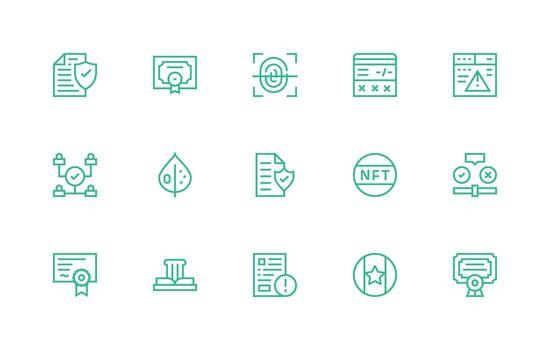 15 Regular Line Vectors for Validation Theme Interface Icons for Daily Use