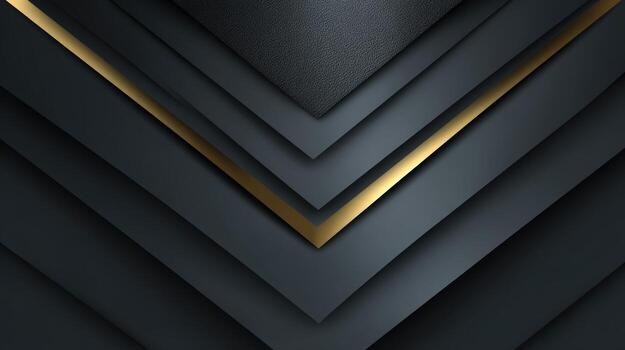 Luxury Abstract Background with Geometric Shapes and Golden Accents for Premium Design Projects photo