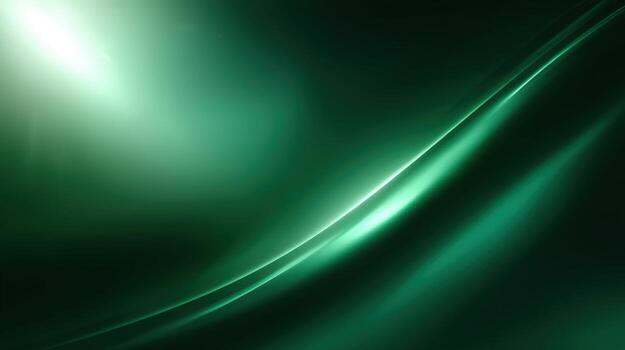 Emerald Green Abstract Background with Light Streaks - Modern Design for Presentations and Graphics photo