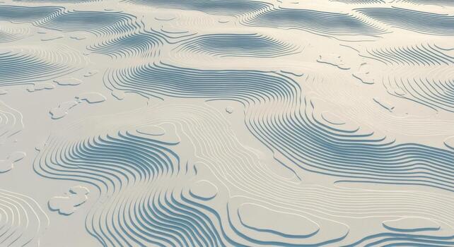 Abstract Topographic Terrain Map Layered Lines Forming an Artificial Landscape Background photo