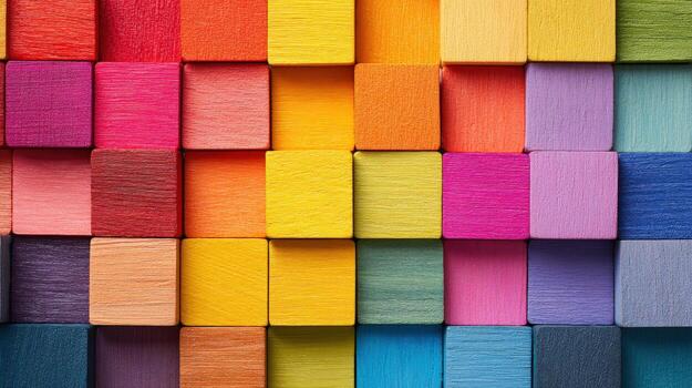 vistoso resumen cubo mosaico antecedentes vibrante geométrico modelo para moderno diseño y creativo proyectos foto