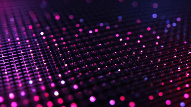 Abstract Futuristic Technology Background with Pink and Blue Lights - Ideal for Digital Presentations photo