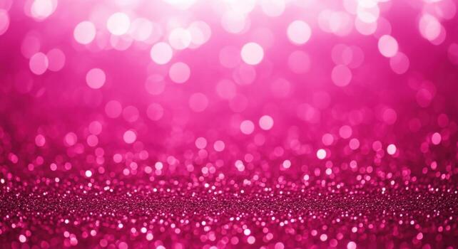 Vibrant Pink Glitter Background with Bokeh Lights, Festive and Glamorous for Celebrations and Design Projects photo