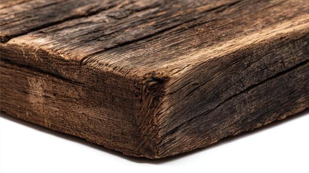 Rustic Wooden Board with Visible Grain and Texture for a Warm, Natural Backdrop photo