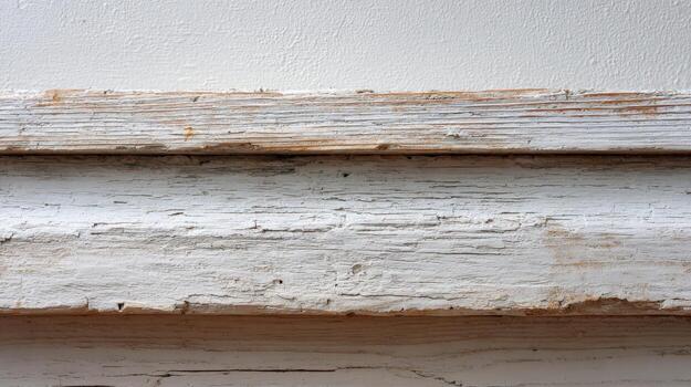 Rustic White Painted Wood Texture Background with Weathered Surface and Textured Wall, Perfect for Mockups photo