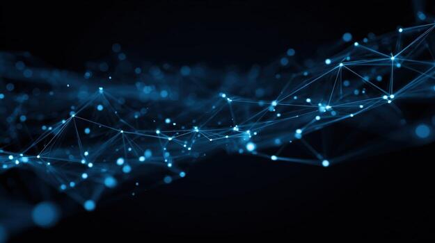 Abstract Network Plexus Background Modern Digital Connectivity and Data Transmission for Technology Concepts photo