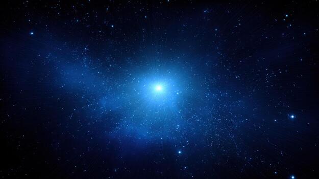 Deep Space Nebula with Shining Star Cluster and Cosmic Dust for Sci-Fi Backgrounds photo