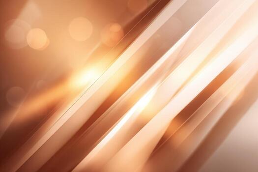 Abstract Copper Background with Geometric Lines and Bokeh Effects for Modern Design Projects photo