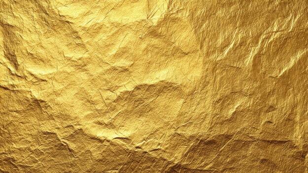 lujoso oro textura antecedentes resumen dorado frustrar superficie con metálico brillar y elegante arrugas foto