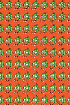 Pattern globe character with glasses reading a book vector