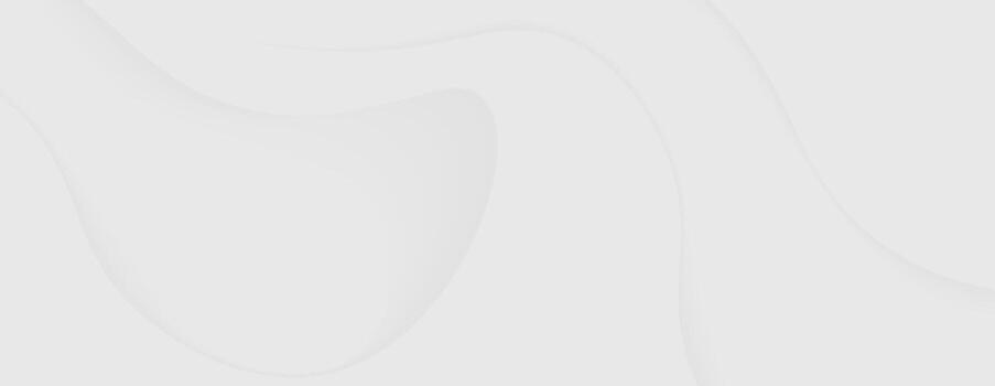 White background soft grey curved lines minimalist abstract design vector