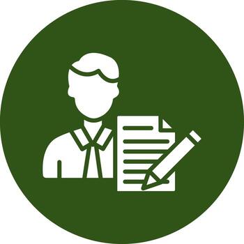 Student Record User Interface Design Mark vector