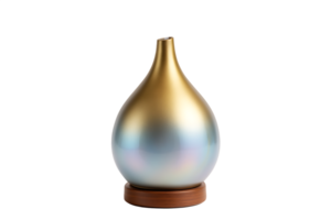 moderno dorado degradado florero, decorativo aroma difusor aislado en transparente antecedentes png
