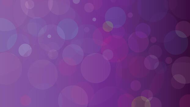 Vibrant purple abstract background with glowing circle bokeh light effect. Ideal for party themes, digital designs, posters, presentations, and creative modern projects. vector