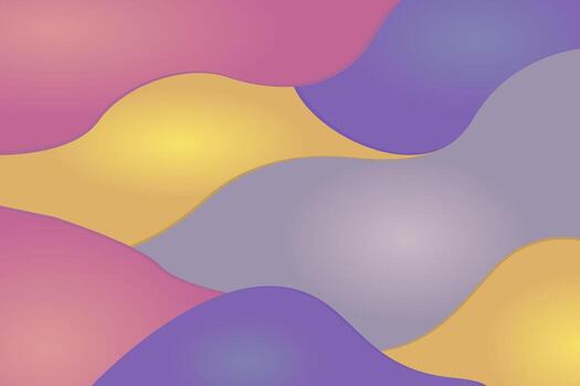 Modern abstract background featuring smooth layered paper cut shapes with soft gradient colors and elegant. vector