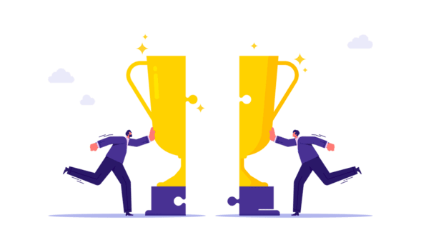 ganha-ganha situação, acordo ou solução para ganhar junto, solução para melhor resultado, trabalho em equipe para Socorro sucesso e alcançar objetivo juntos conceito png