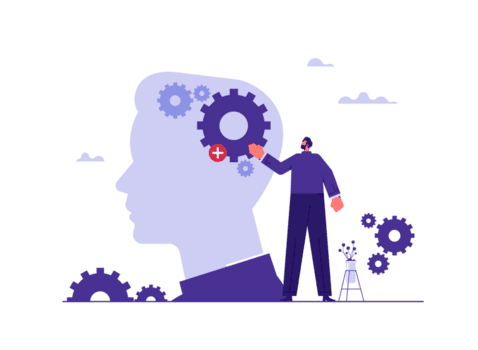 apprendre Nouveau des choses ou connaissance développement pour Nouveau compétence concept, en haut compétence, améliorer travail qualification, homme d'affaire ajouter Nouveau compétence ou équipement dans Humain tête à améliorer travail compétence png