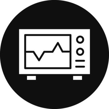 Old Computer Bold Mobile App Graphic vector