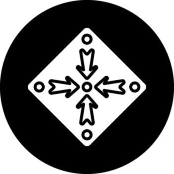 Shrink Color Block Style Badge vector