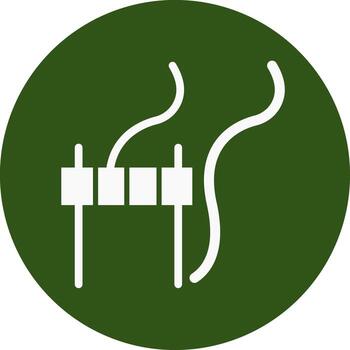 hielo caja degradado estilo diseño elemento vector