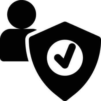 Secure State, Secure, Access Glyph Solid Icon vector