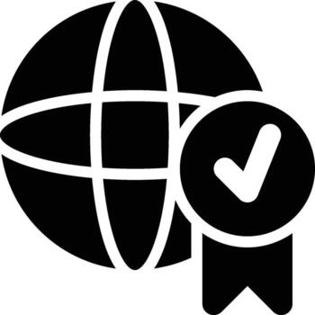 Internet Standard, Std, Internet Glyph Solid Icon vector