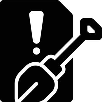 Inference Attack, Data Mining, Illegal Glyph Solid Icon vector