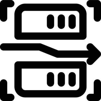 Change Data, CDC, Change Outline Icon vector