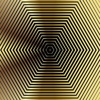 Golden texture with thin diagonal stripes, lines, chevron, zigzag. Abstract gold and white graphic background. Luxury linear ornament vector