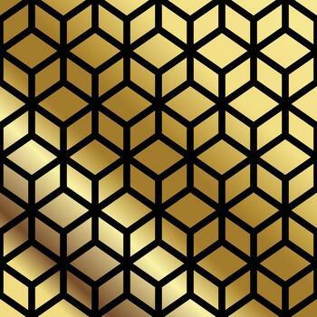 tecnología cubrir antecedentes diseño colocar. lujo línea modelo en prima oro, negro. tecnología fondo para negocio disposición, digital certificado, formal folleto plantilla, red vector