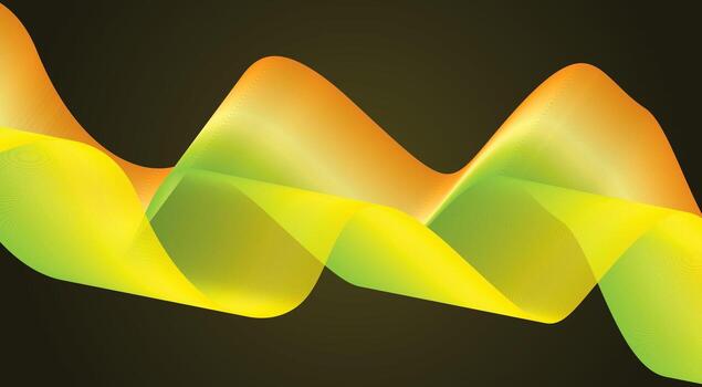 Blend Wavy Lines Background Gradient Colorful Curved Abstract Design Illustration vector