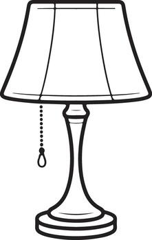 sencillo línea Arte icono de un Clásico fax máquina con botones y pantalla vector