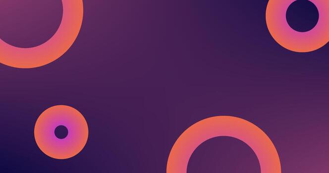 Gradient Design Purple Abstract background with Orange Pink circles and Copy Space for wallpaper web page background web banners vector