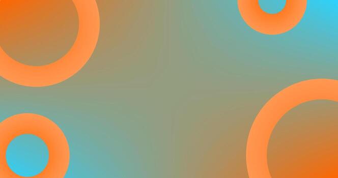marrón azul degradado resumen antecedentes con naranja círculos y Copiar espacio para anuncio presentación vector
