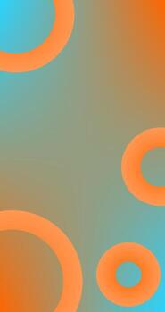 naranja azul degradado resumen antecedentes con naranja círculos y Copiar espacio para fondo de pantalla web página antecedentes web pancartas vector