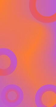Orange Pink Red and Purple Copy Space Gradient Design abstract background with circles vector