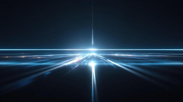 Abstract Background with Futuristic Light Rays, High-Tech Design for Modern Technology and Innovation photo