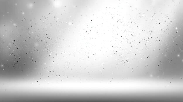 Elegant Silver Glittering Particles Background with Soft Light and Subtle Dust for Festive Celebrations photo