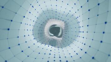 Plexus tunnel flythrough animation loop video