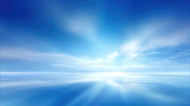 brillante azul cielo con blanco nubes, resumen pacífico antecedentes para creativo proyectos foto