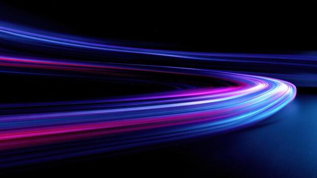 Abstract Light Streaks Background with Dynamic Movement and Vibrant Colors for Modern Design photo