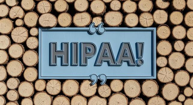 Wood Texture Background with Emphasized Information Sign, Highlighting Important Guidelines and Regulations for Security photo