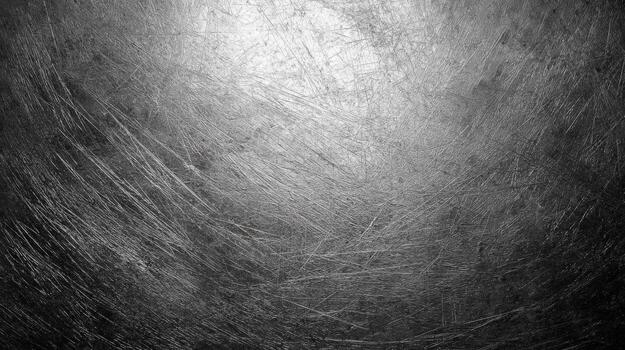 Scratched Metal Texture Background Industrial Steel Surface with Grungy, Polished, and Abstract Metallic Design photo