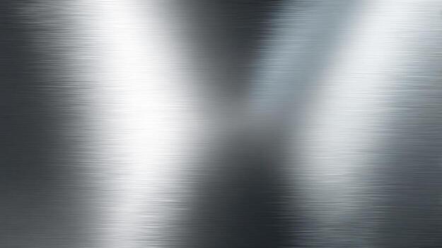 Polished Metal Texture Background with Light Reflections, Ideal for Design and Industrial Applications photo