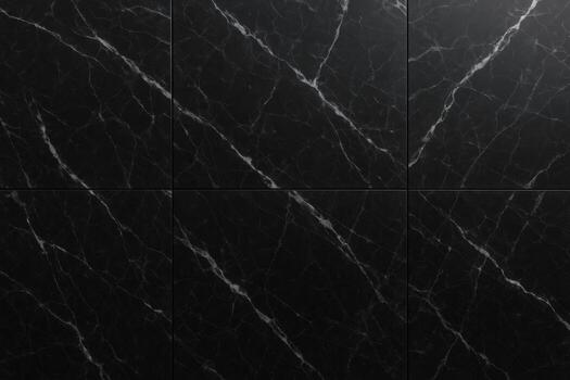 Luxurious Black Marble Tile Texture Seamless Pattern for Elegant Interior Design and Architecture photo