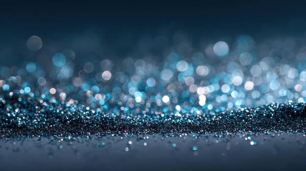 Abstract Glitter Background with Sparkling Particles and Bokeh Effect for Festive and Decorative Designs photo