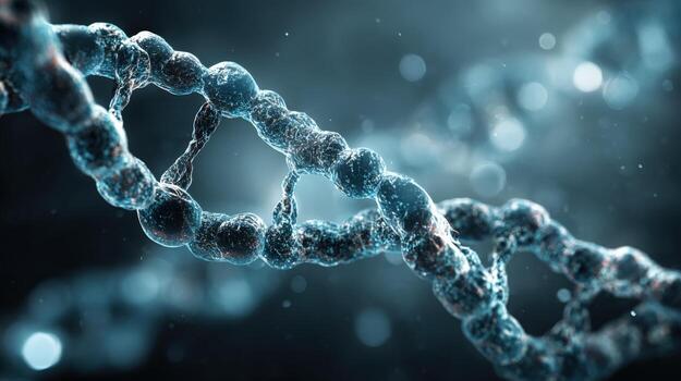 resumen adn hélice estructura para ciencia, medicina y tecnología investigación antecedentes foto