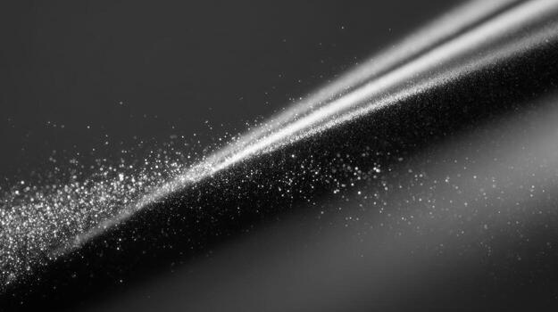 macro Disparo de espumoso partículas en oscuro metálico superficie para resumen antecedentes y diseños foto